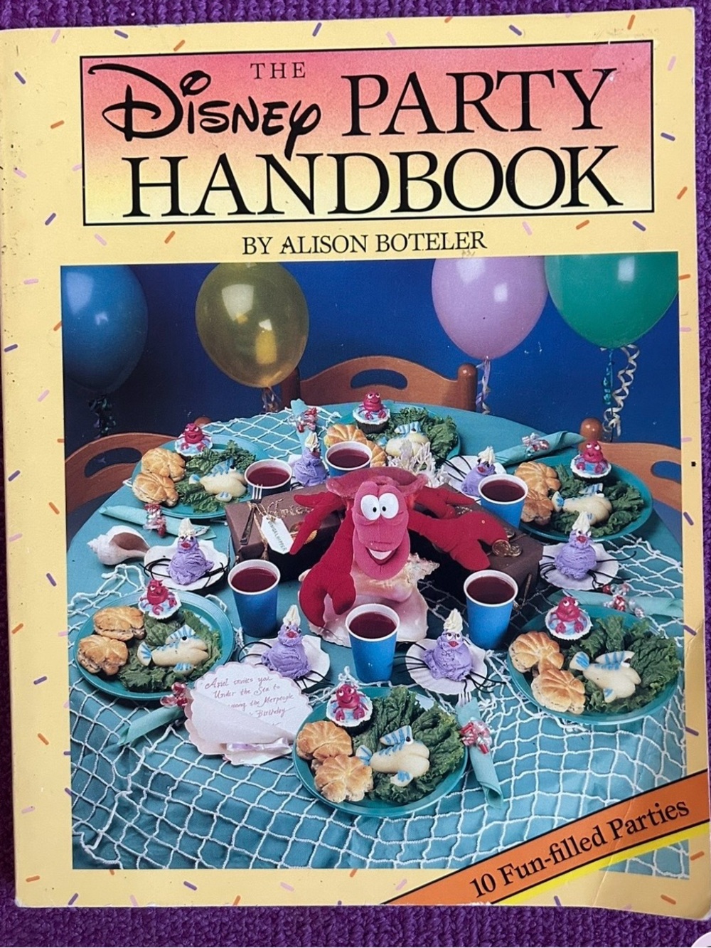 The Disney Party Handbook, Disney Press, Alison Boteler, 1992
